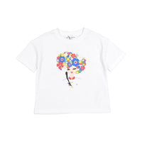 Sonia Rykiel White Flower Detail Meg Tee