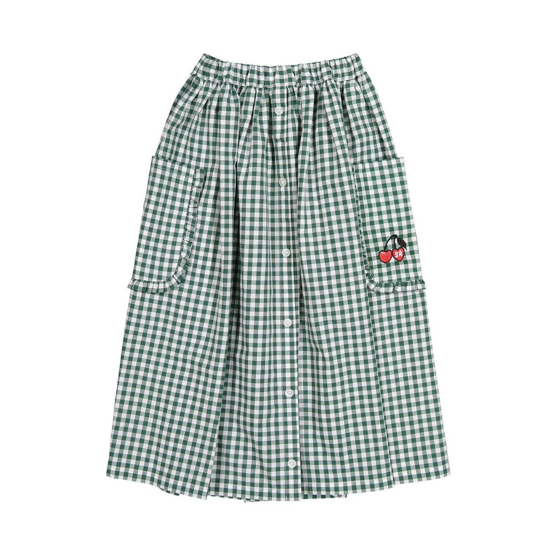 Sonia Rykiel Green Long Martha Skirt
