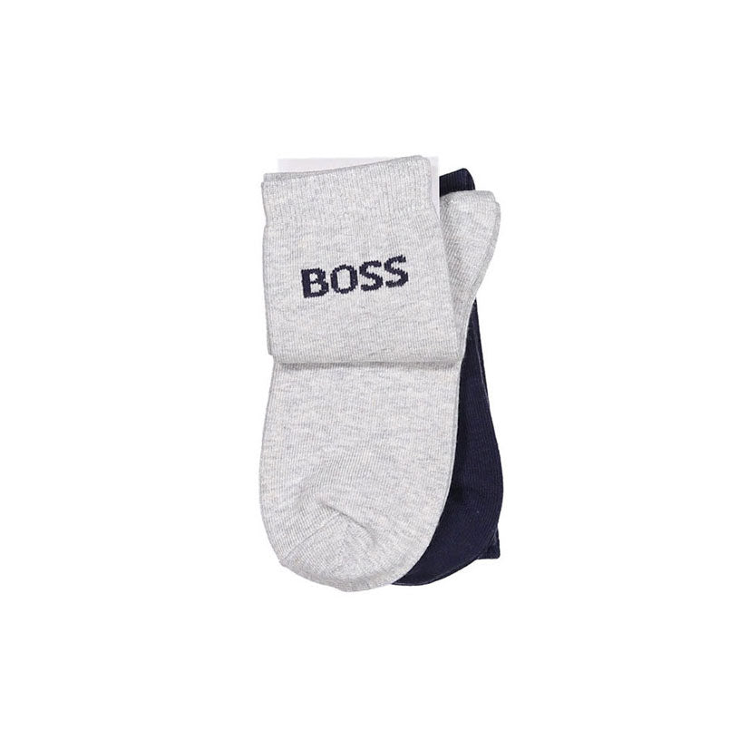Hugo Boss Chine Grey 2-Pair Sock Set