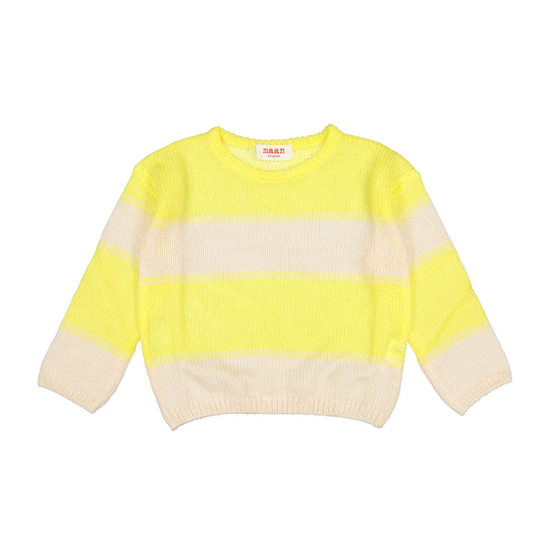 Maan Lemon Ombre Knit Diva Sweater