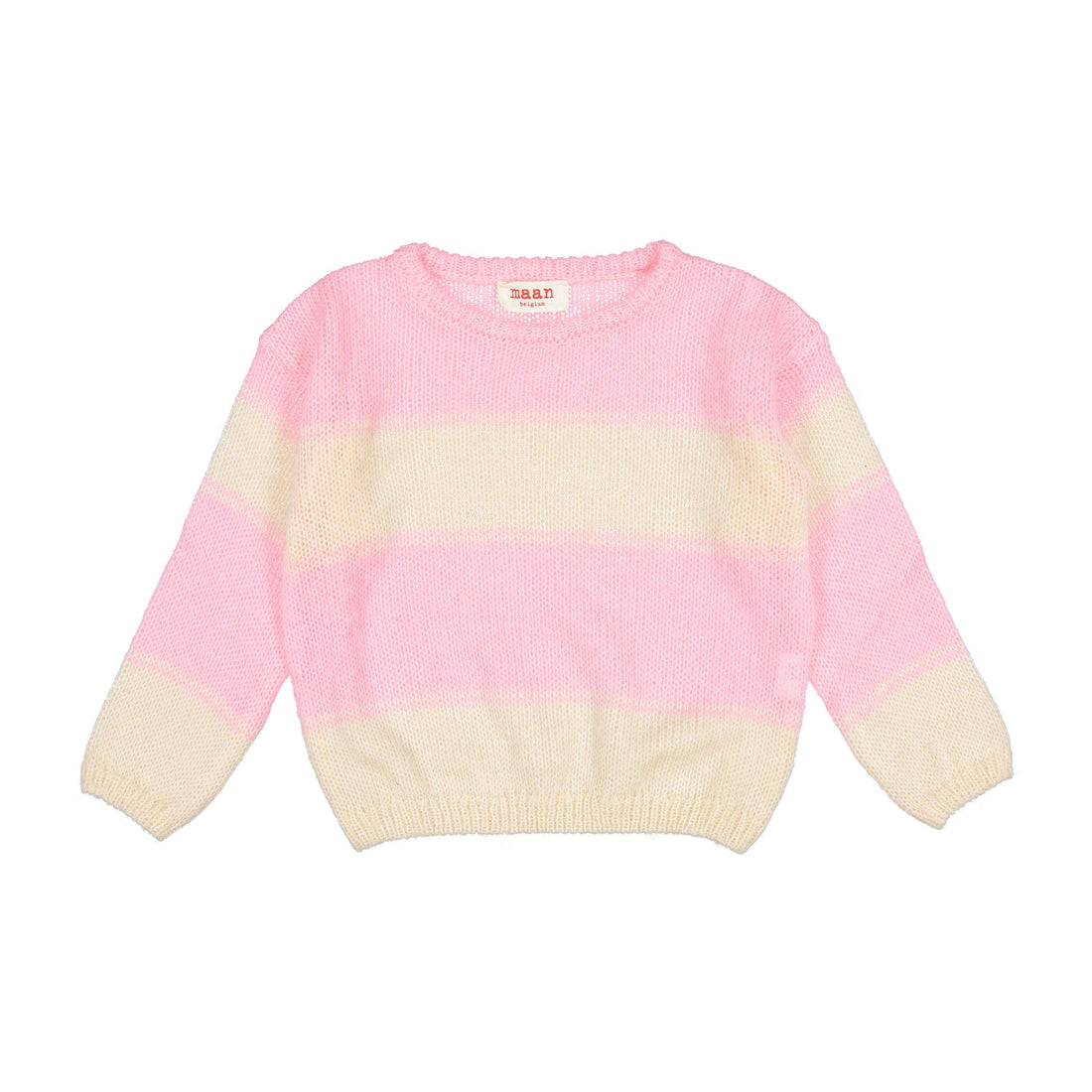 Maan Pink Ombre Knit Diva Sweater