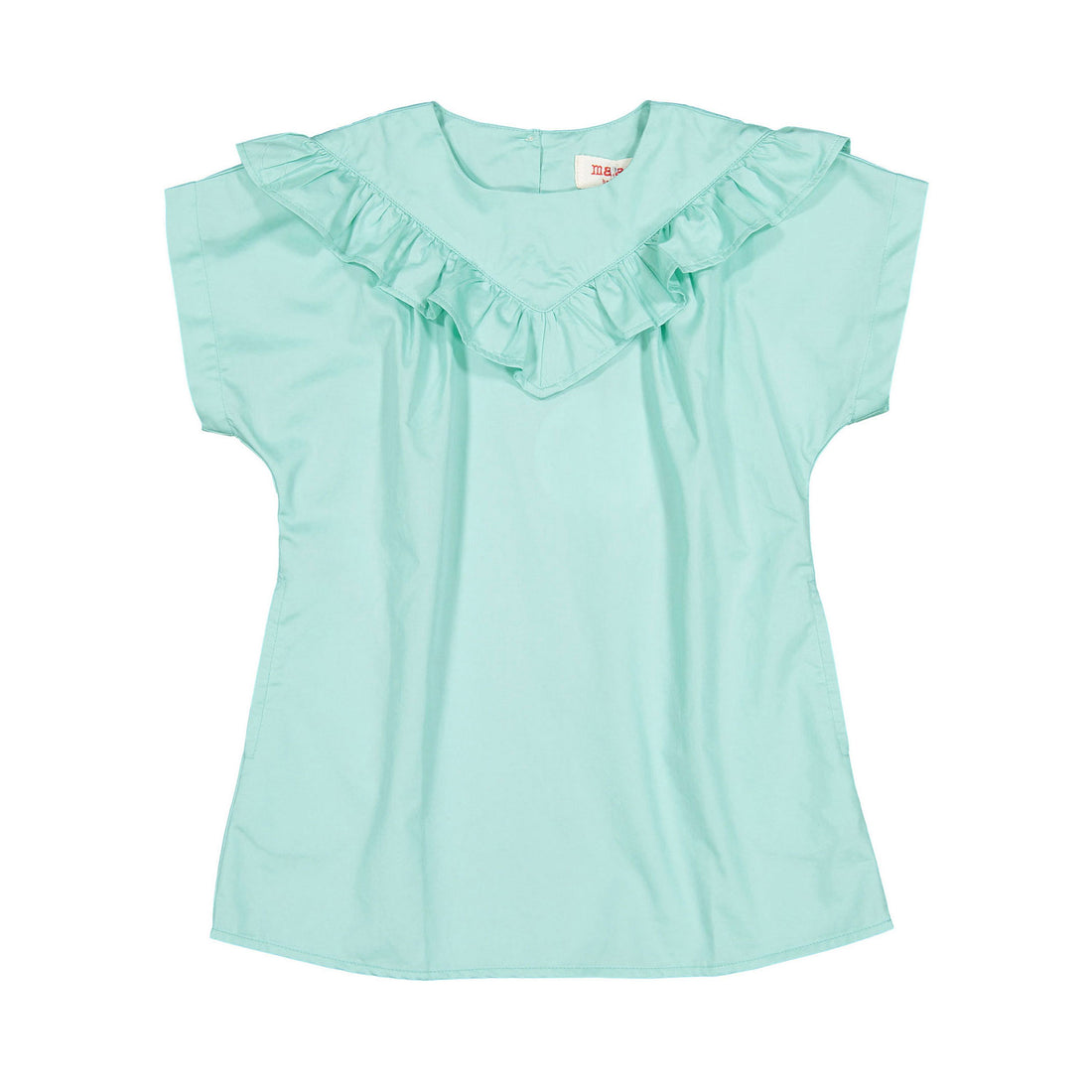 Maan Mint Blossom Club Ruffle Dress