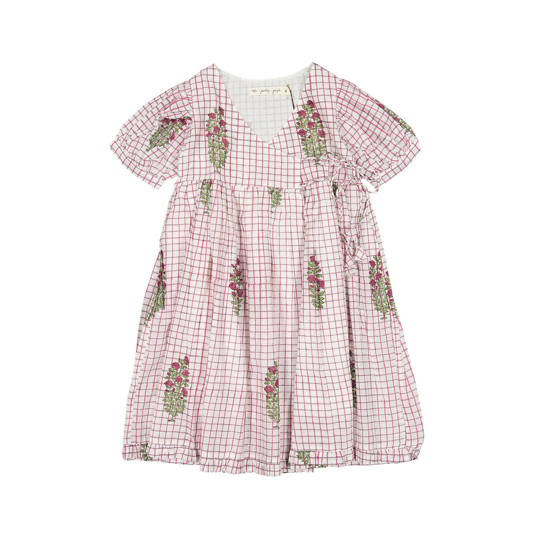 Little Paisley People Pink Checks June Dress