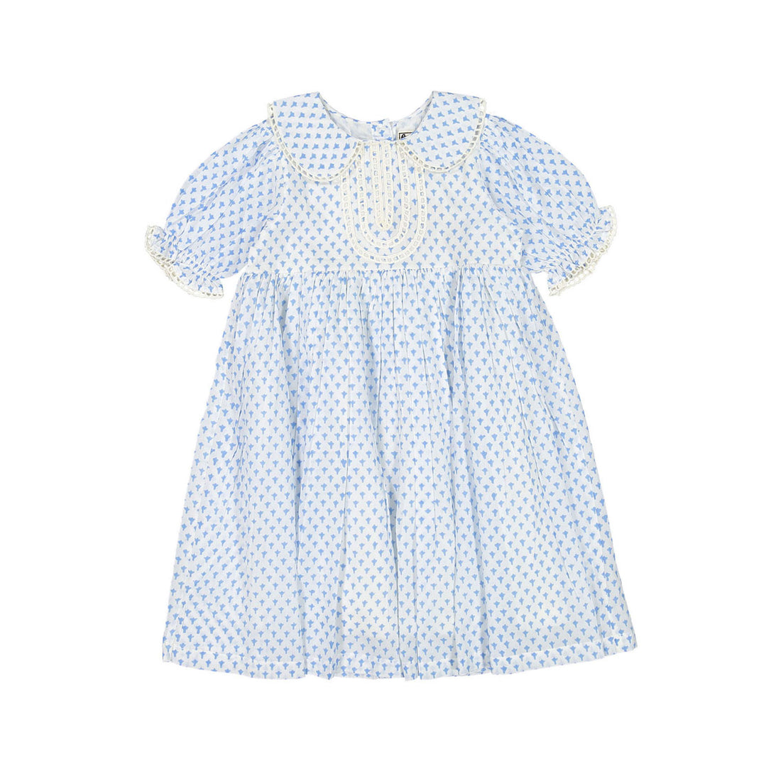 Paisley Magic Blue Butti Print Luna Dress