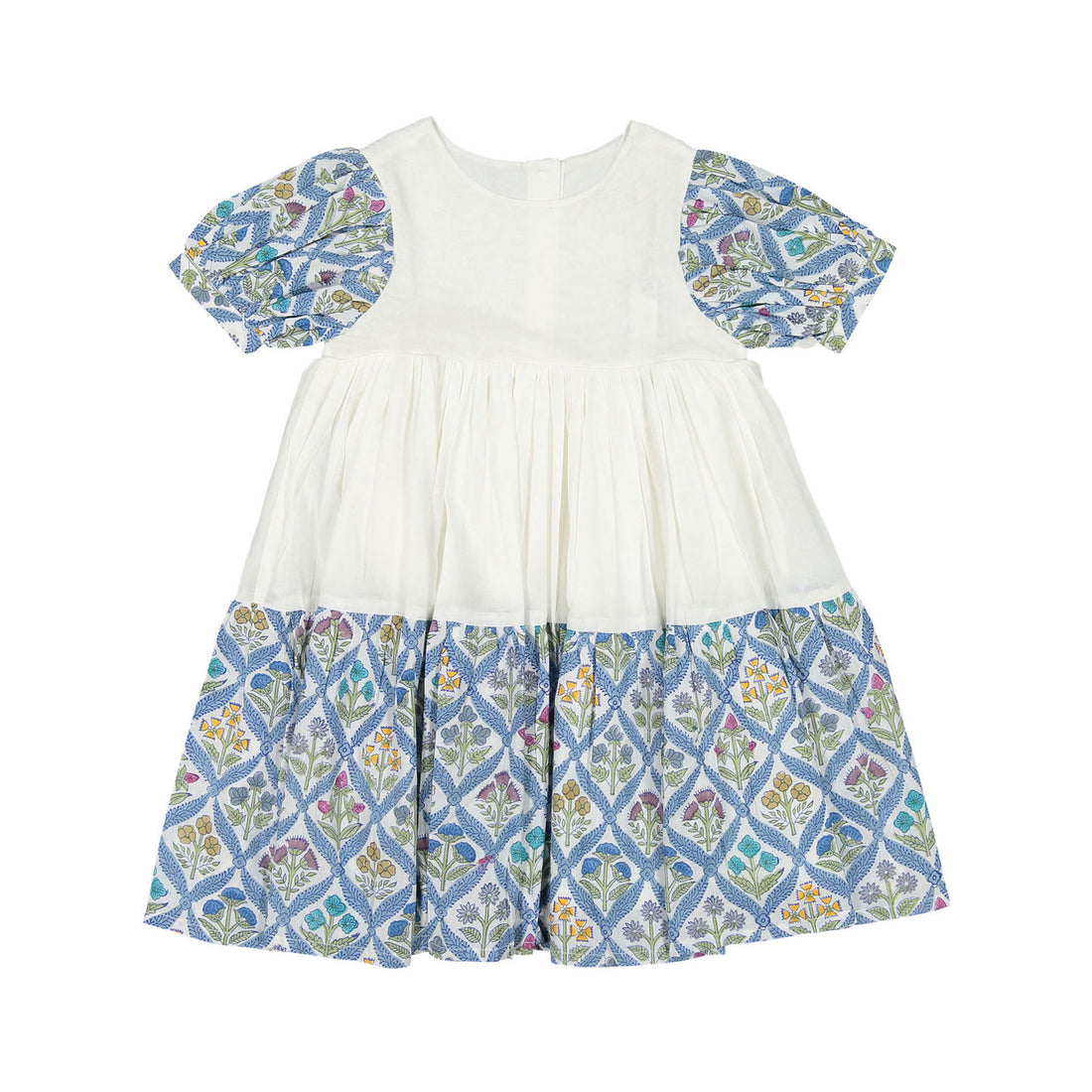 Little Paisley People White Jardin Ava Dress