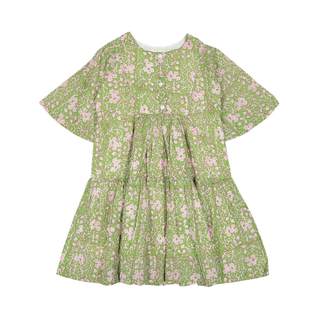Little Paisley People Green Garden Sophia Dress