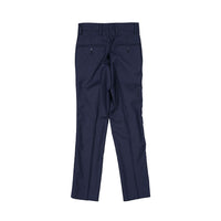 Boys and Arrows Navy Small Grid Double Breasted Suit