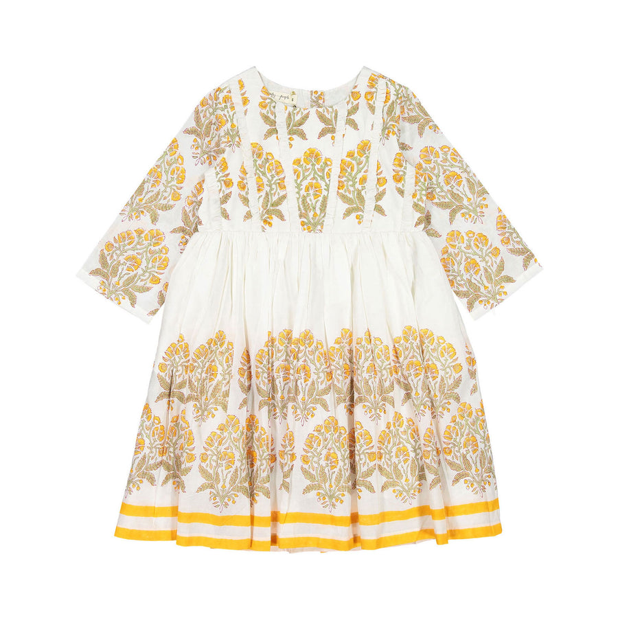 Little Paisley People Olivia Yellow Emily Dress