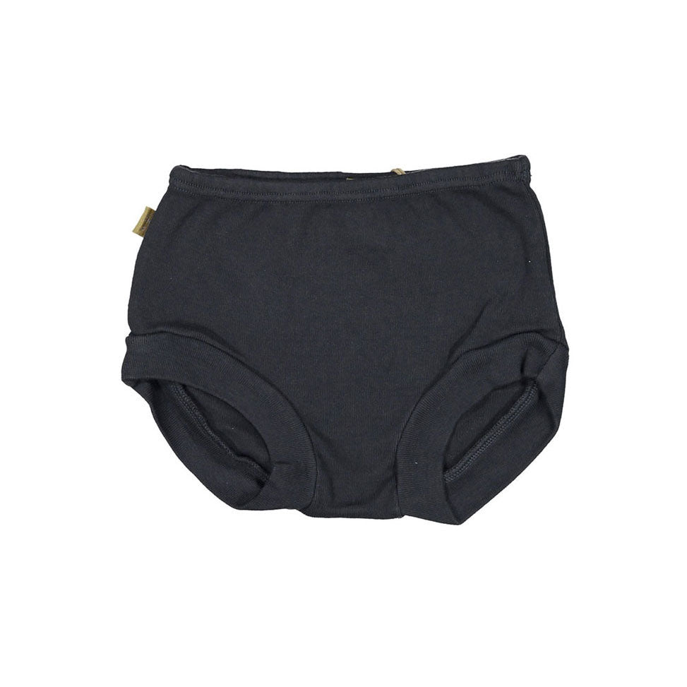 LotieKids Vintage Black Solid Baby Culotte