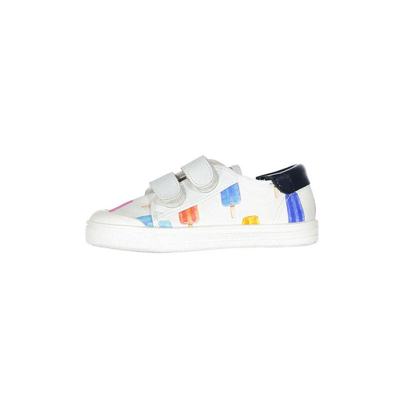 Pepe Popsicle Print Strap Sneakers