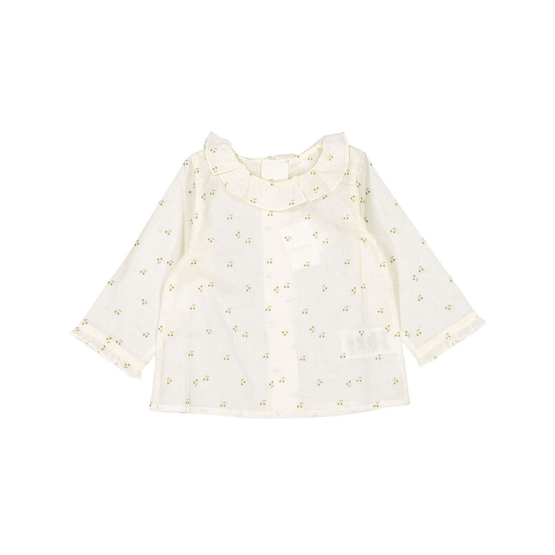 Bonpoint Cream Cherry Baby Blouse