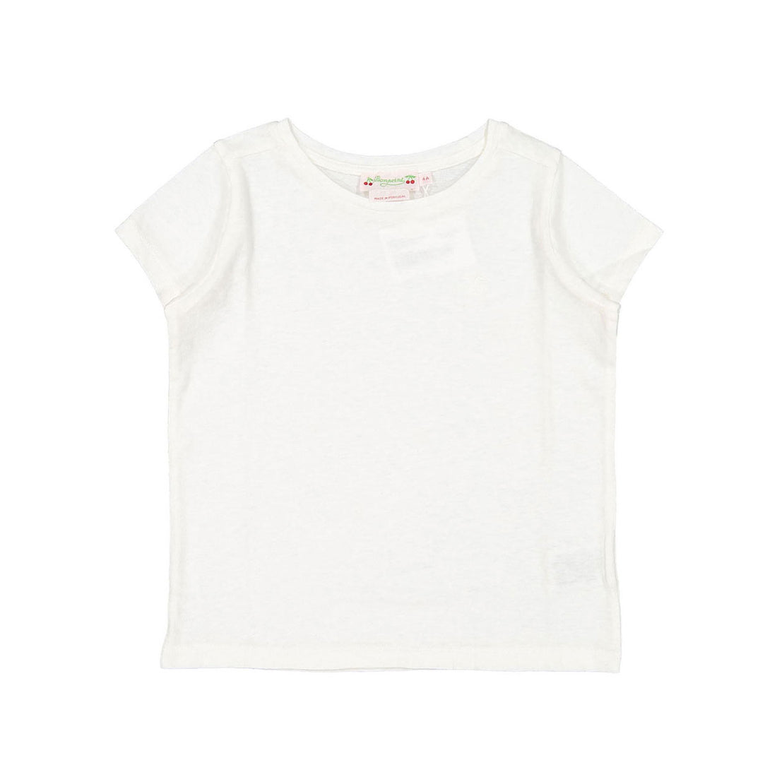 Bonpoint White Basic Alcala Tee
