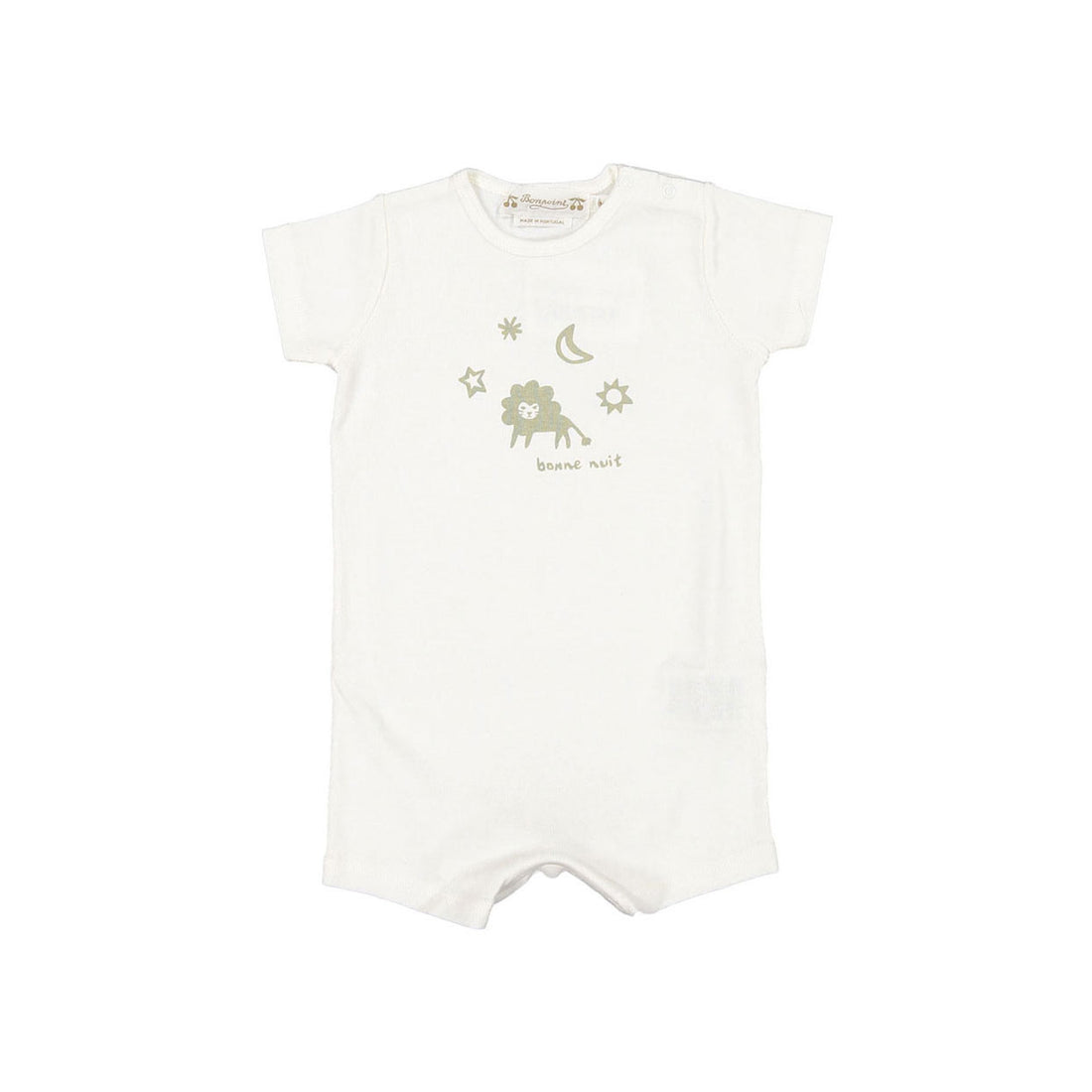 Bonpoint Cream Sheep Romper