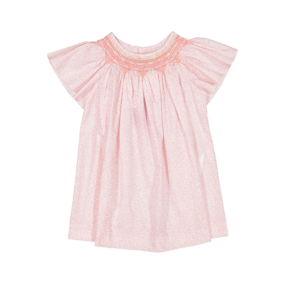 Bonpoint Poppy Floral Arlene Smocked Dress