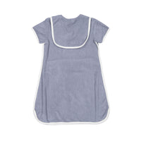 Resorte Blue Terry Short Sleeve Dress