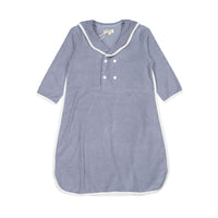Resorte Blue Terry 3/4 Sleeve Dress
