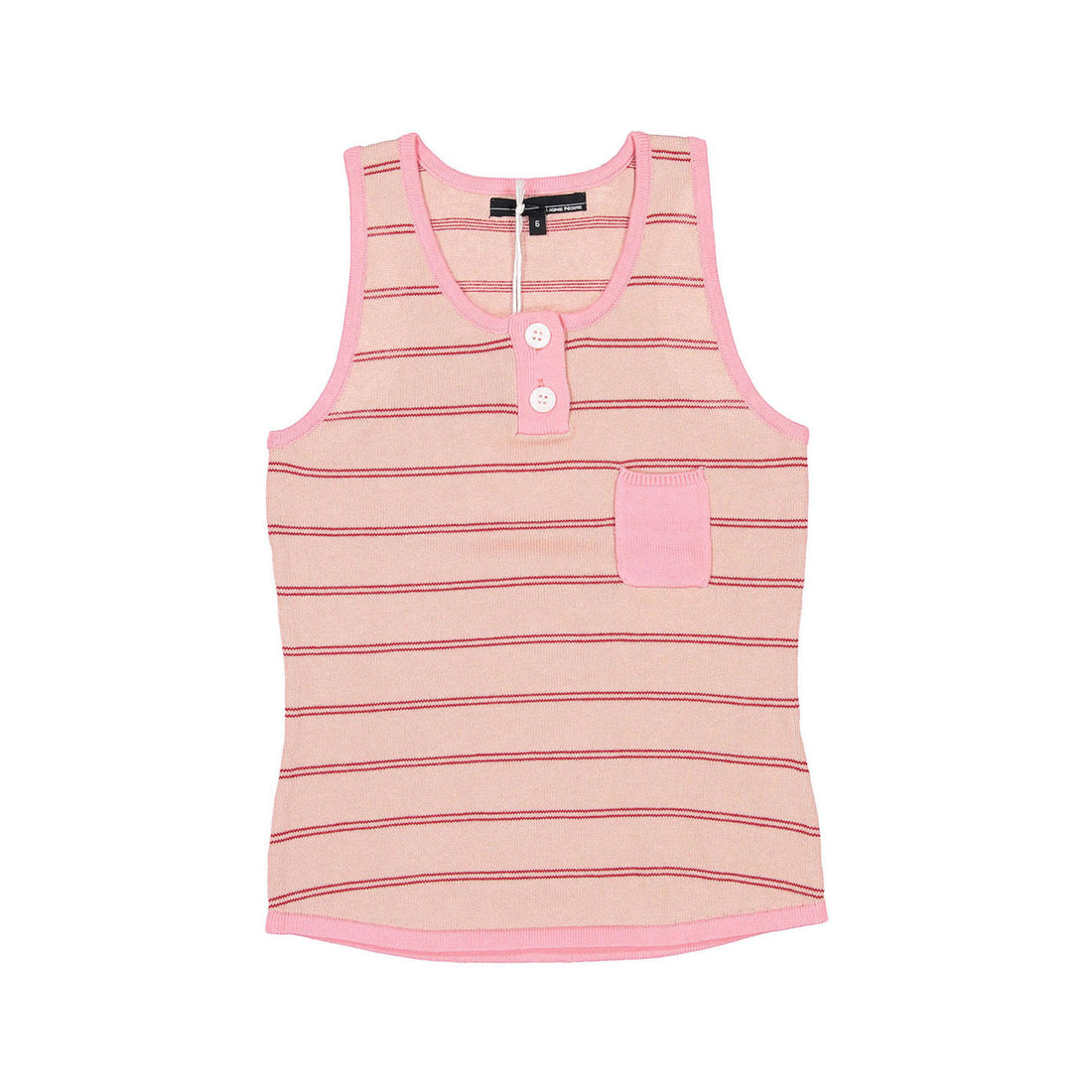 Ligne Noire Cintage Pink Stripe Tank Top