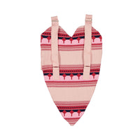 Ligne Noire Red Jacquard Heart Bag