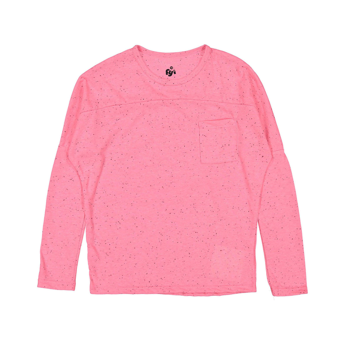 FYI  Neon Pink Confetti Tee