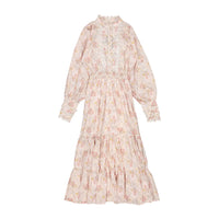 by Timo Pink Flower Cotton Slub Maxi Dress