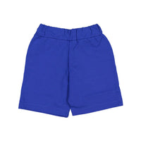 Marni Blue Maxi Logo Sweatshirt Cotton Short Track Pants