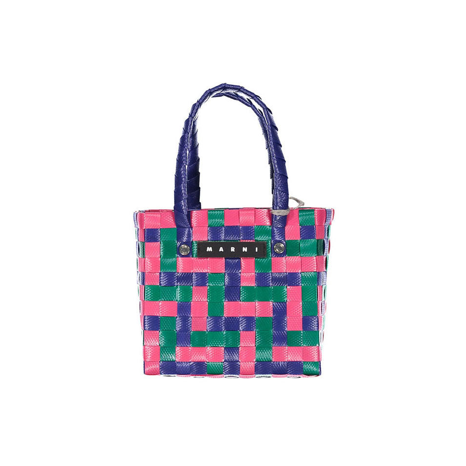 Marni Multi-Colour Bag in Blue with Logo