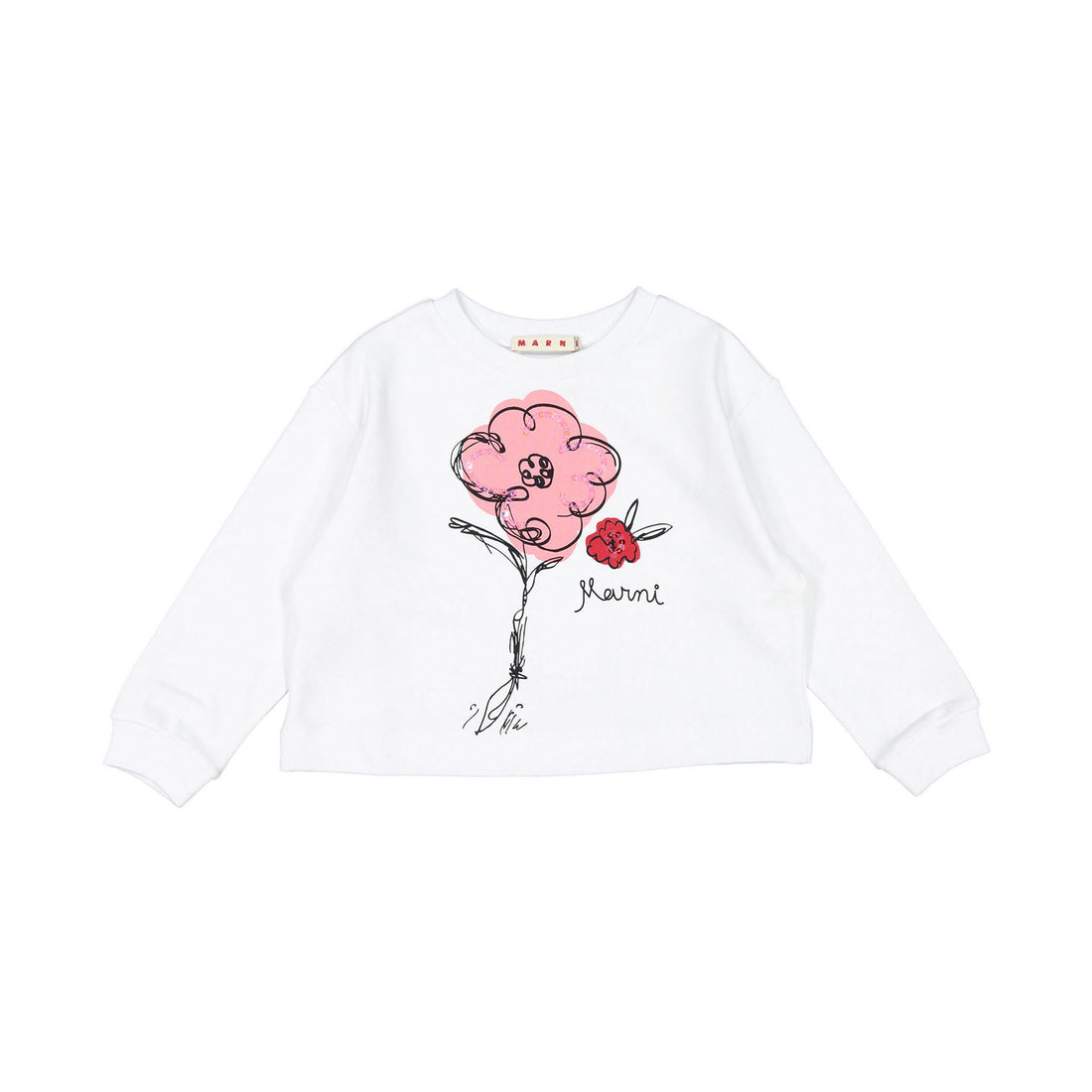 Marni Sequined Cotton Sweatshirt