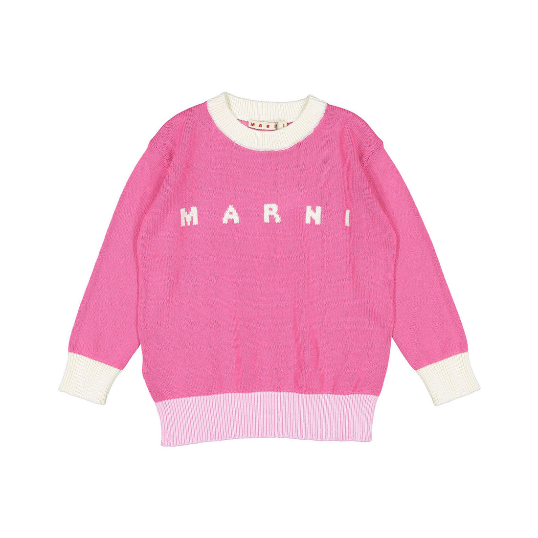 Marni Logo Fuchsia Cotton Sweater