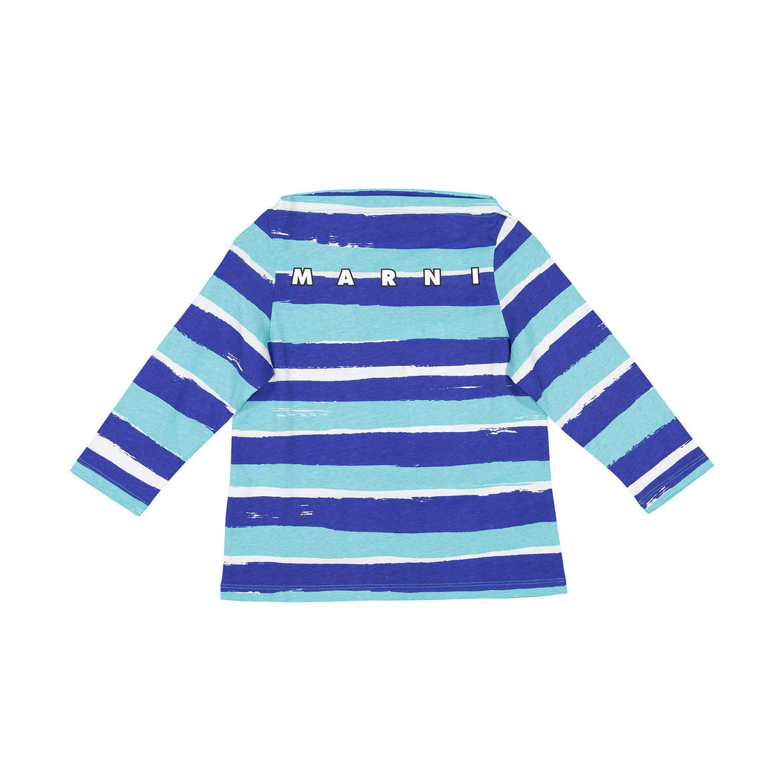 Marni Stripe Print Cotton Jersey T-Shirt
