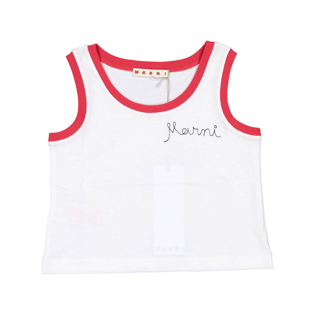 Marni Red Trimmed Tank