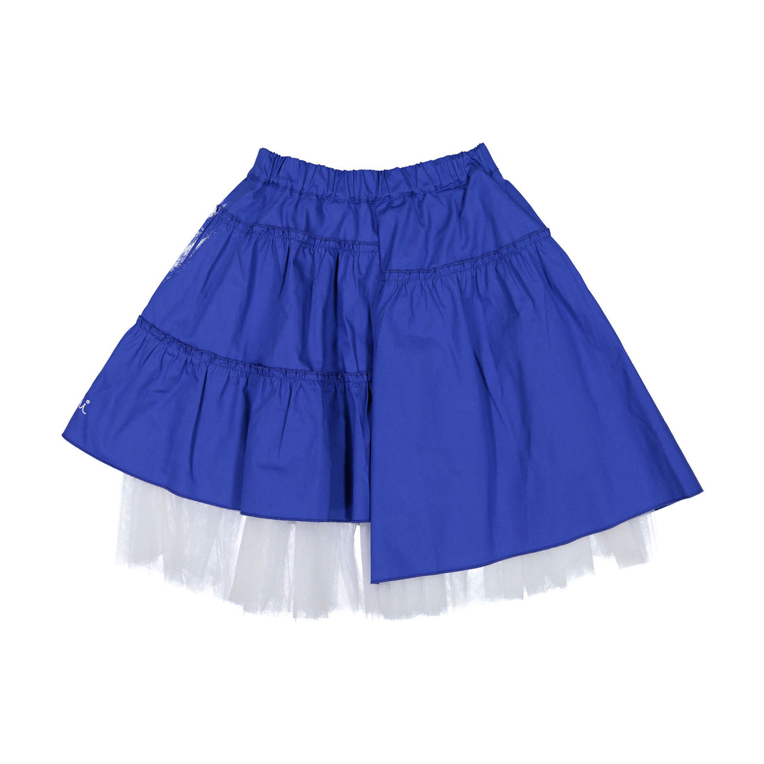 Marni Cotton Gabardine And Tulle Skirt