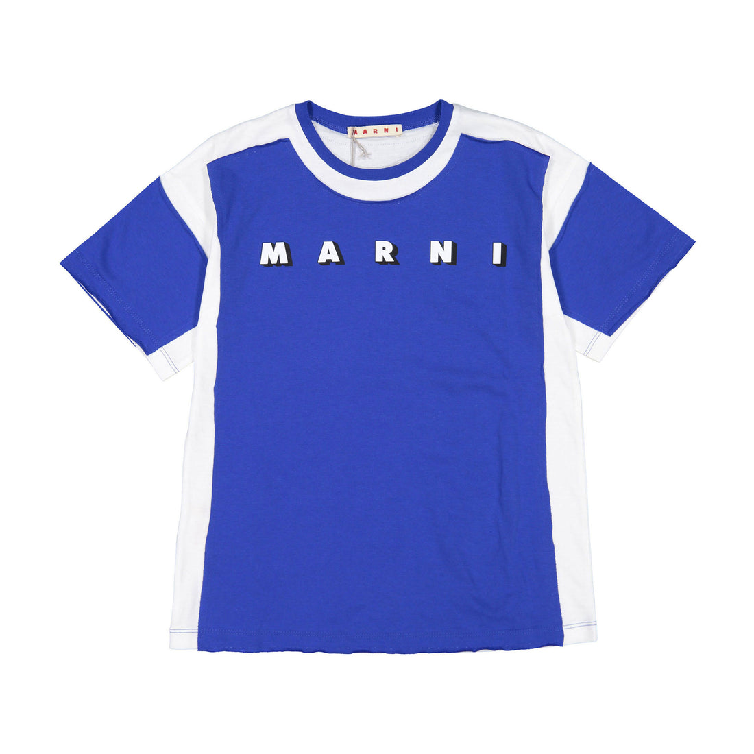 Marni Blue Cotton Jersey Dress