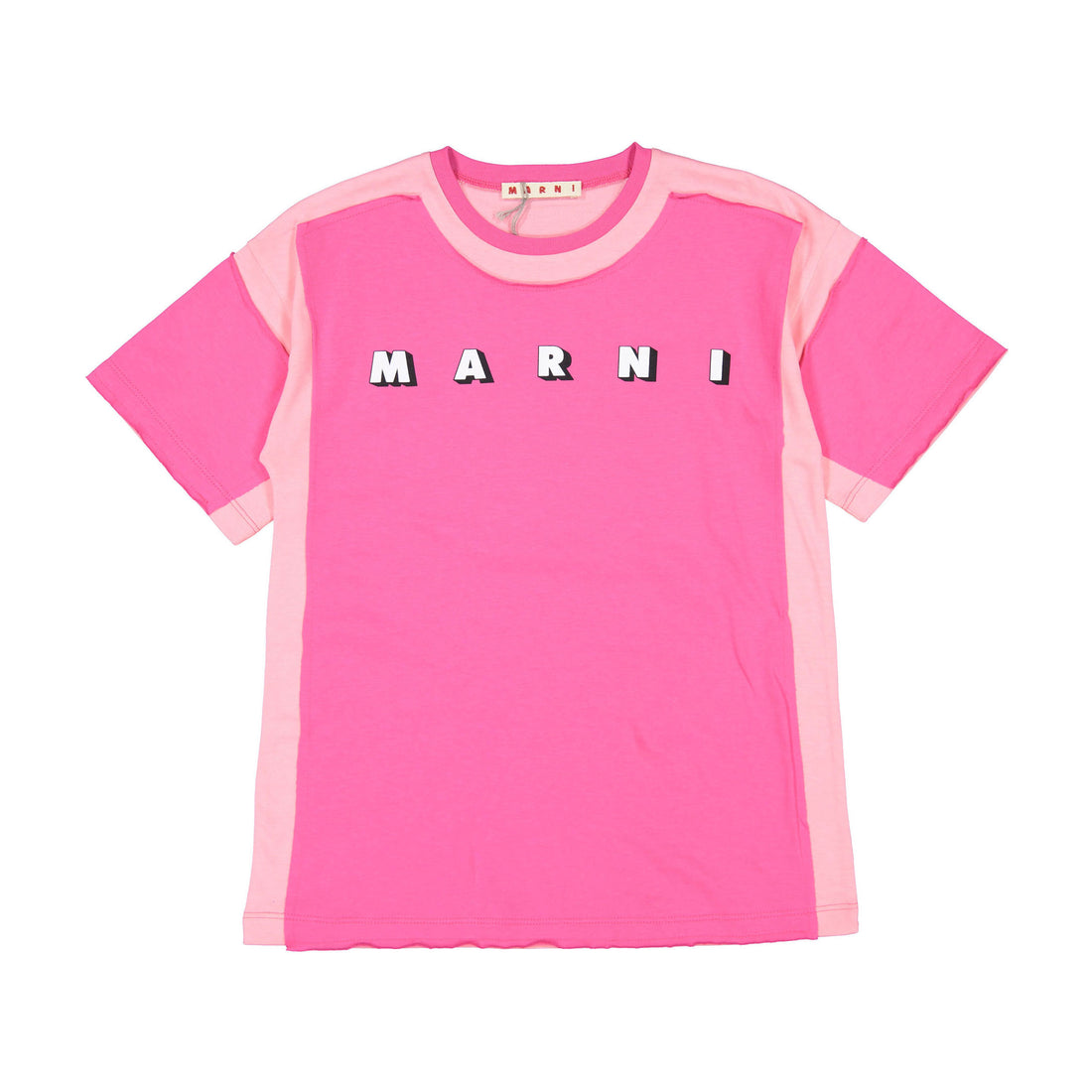 Marni Pink Cotton Jersey Dress