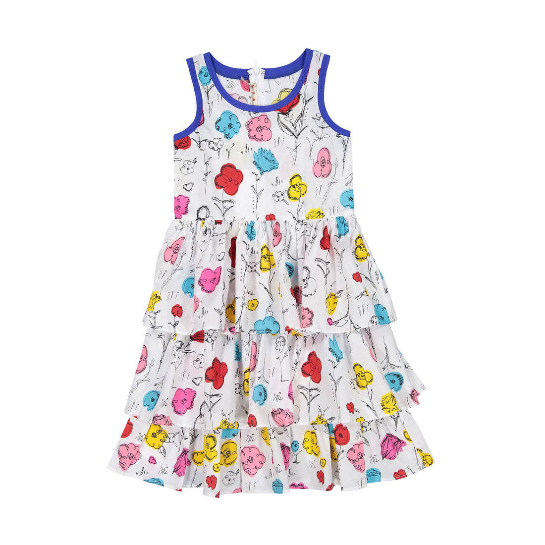 Marni Prato Print Cotton Poplin Dress