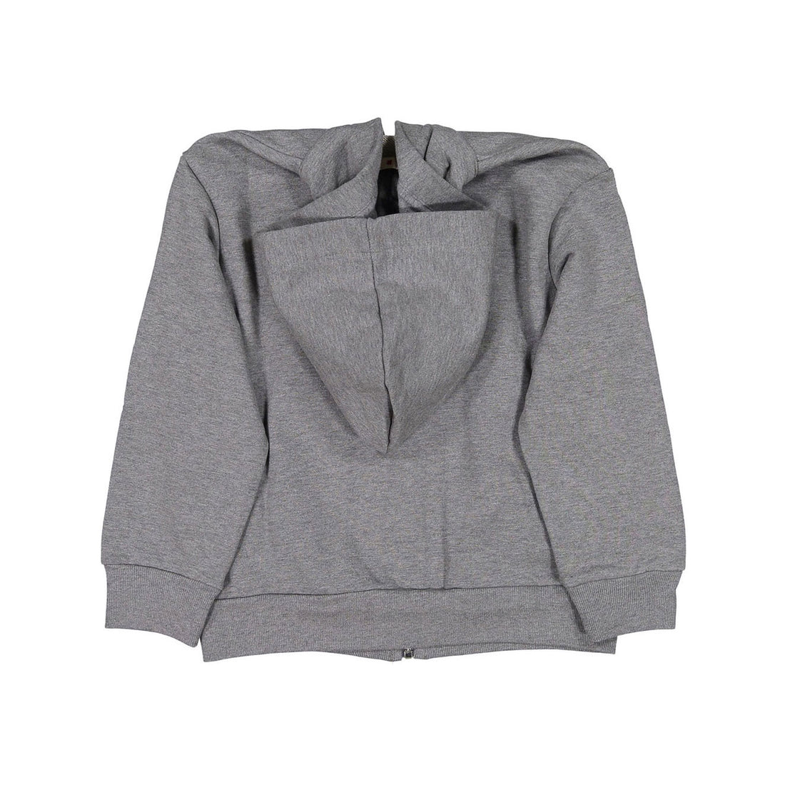 Marni Maxi Logo Grey Sweatshirt Cotton Hoodie