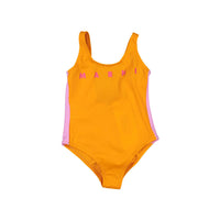 Marni Logo Print Stretch Fabric One-Piece Swimsuit