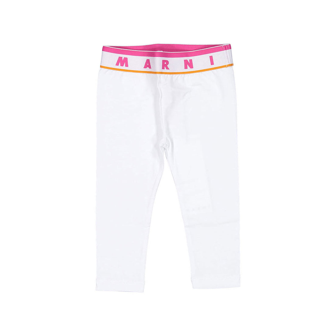 Marni Logo Stretch Cotton Jersey Long Leggings