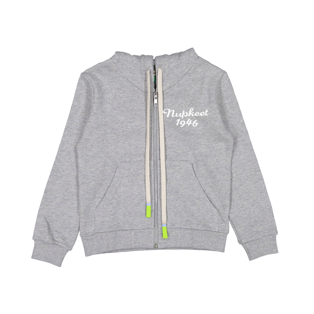 Nupkeet Grey Knit Hoodie