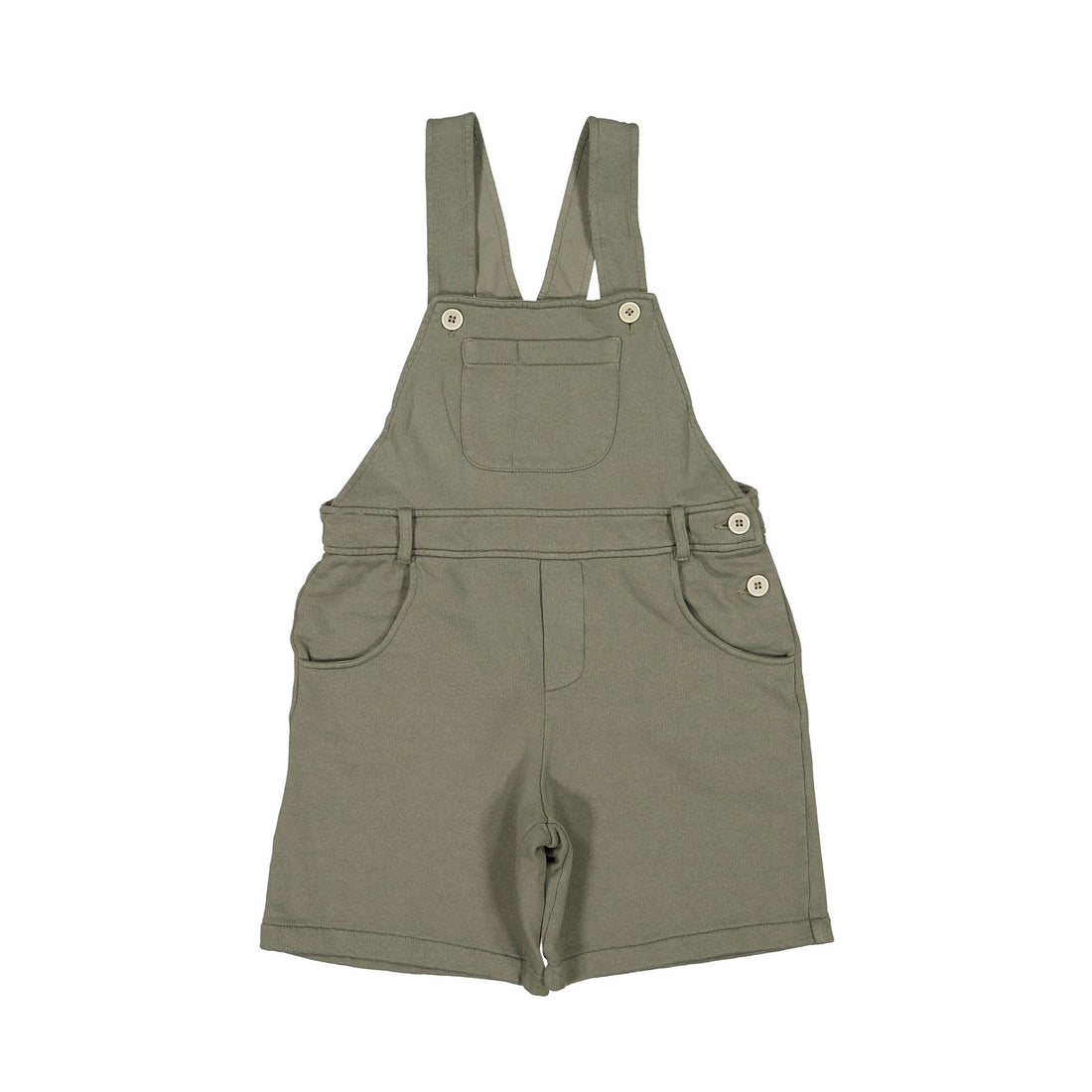 Nupkeet Olive Bermuda Dunagrees