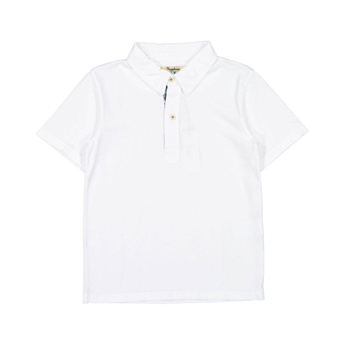 Nupkeet White Pocket Polo
