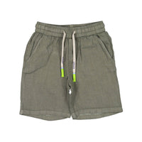 Nupkeet Olive Bermuda Pocket Shorts