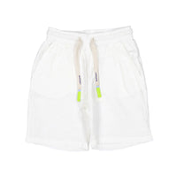 Nupkeet White Bermuda Pocket Shorts