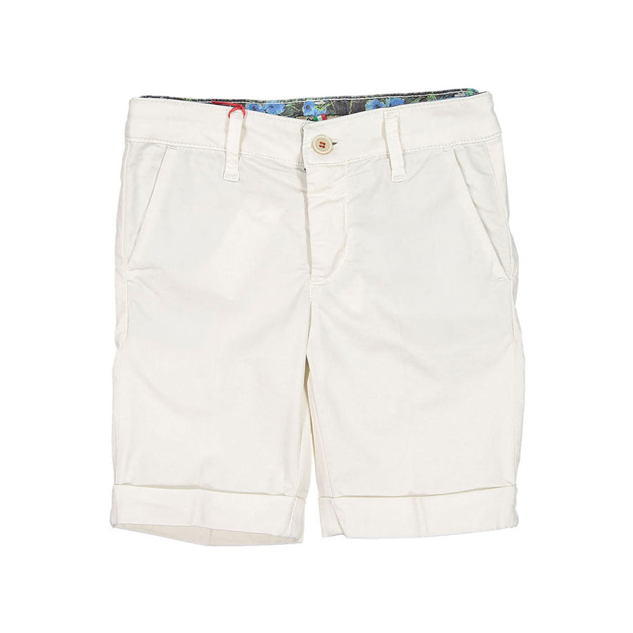 Nupkeet Cream Bermuda Shorts