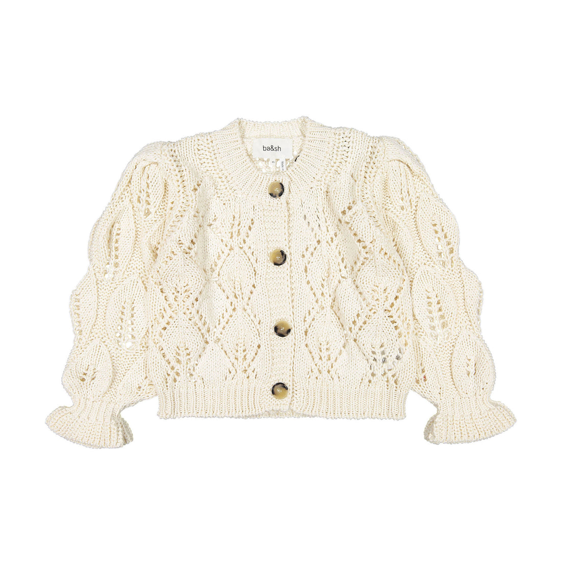 BA-SH Ecru Fera Sennay Cardigan