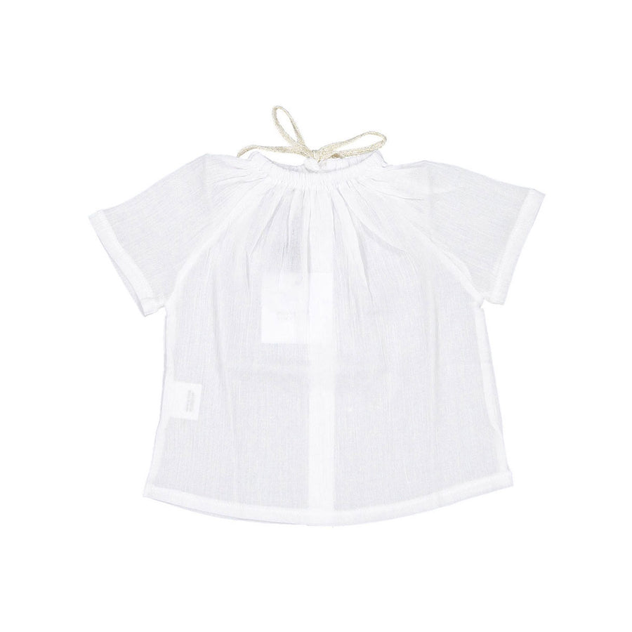 Pequeno TOCON White Baby Short Sleeve Blouse
