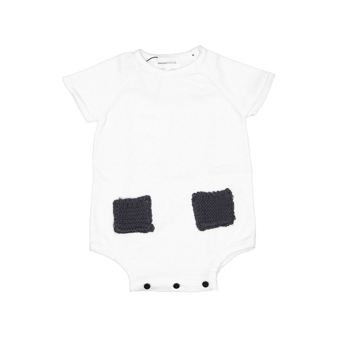 Pequeno TOCON Coal Pocket Baby One Piece Pocket