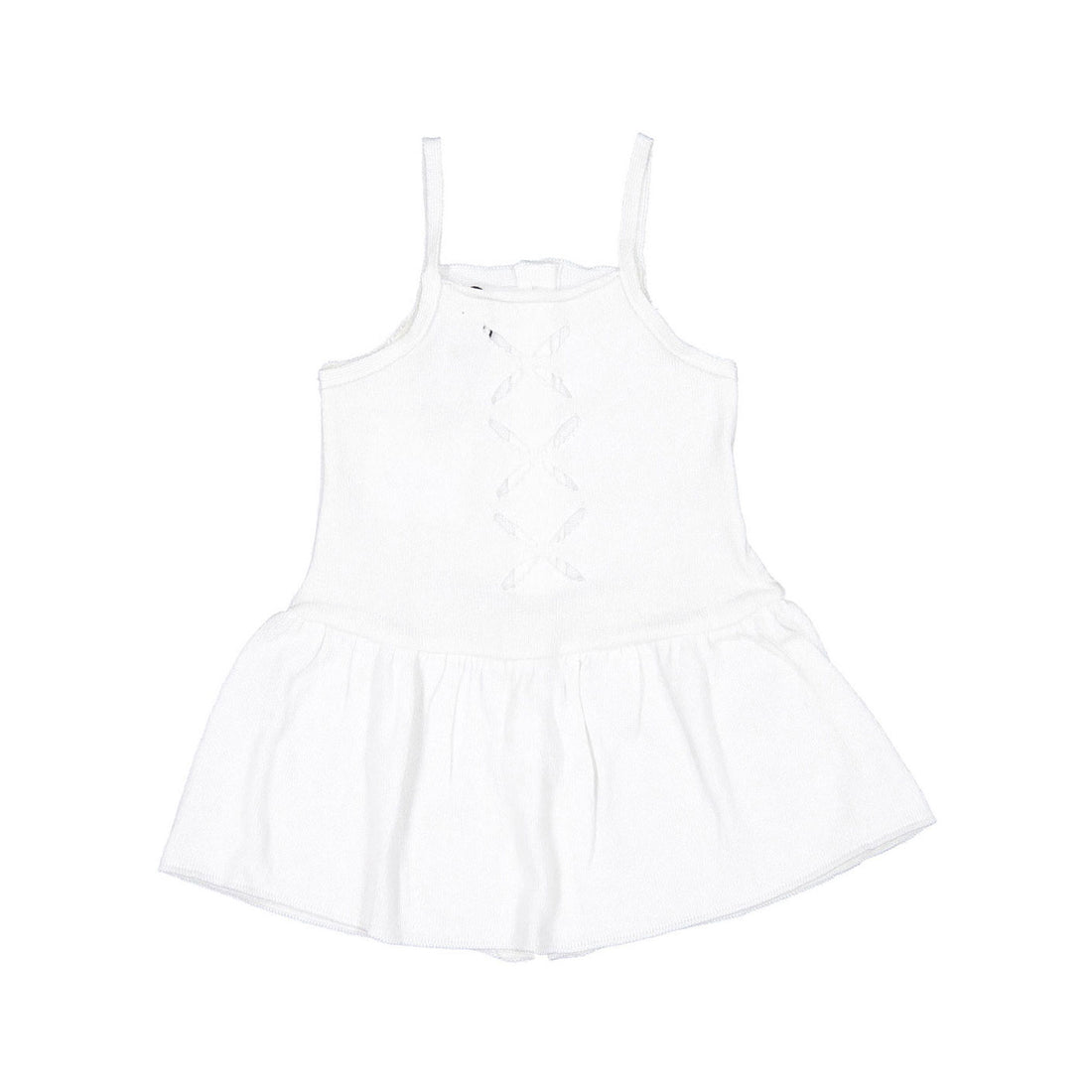Pequeno TOCON White Baby Dress Sweater