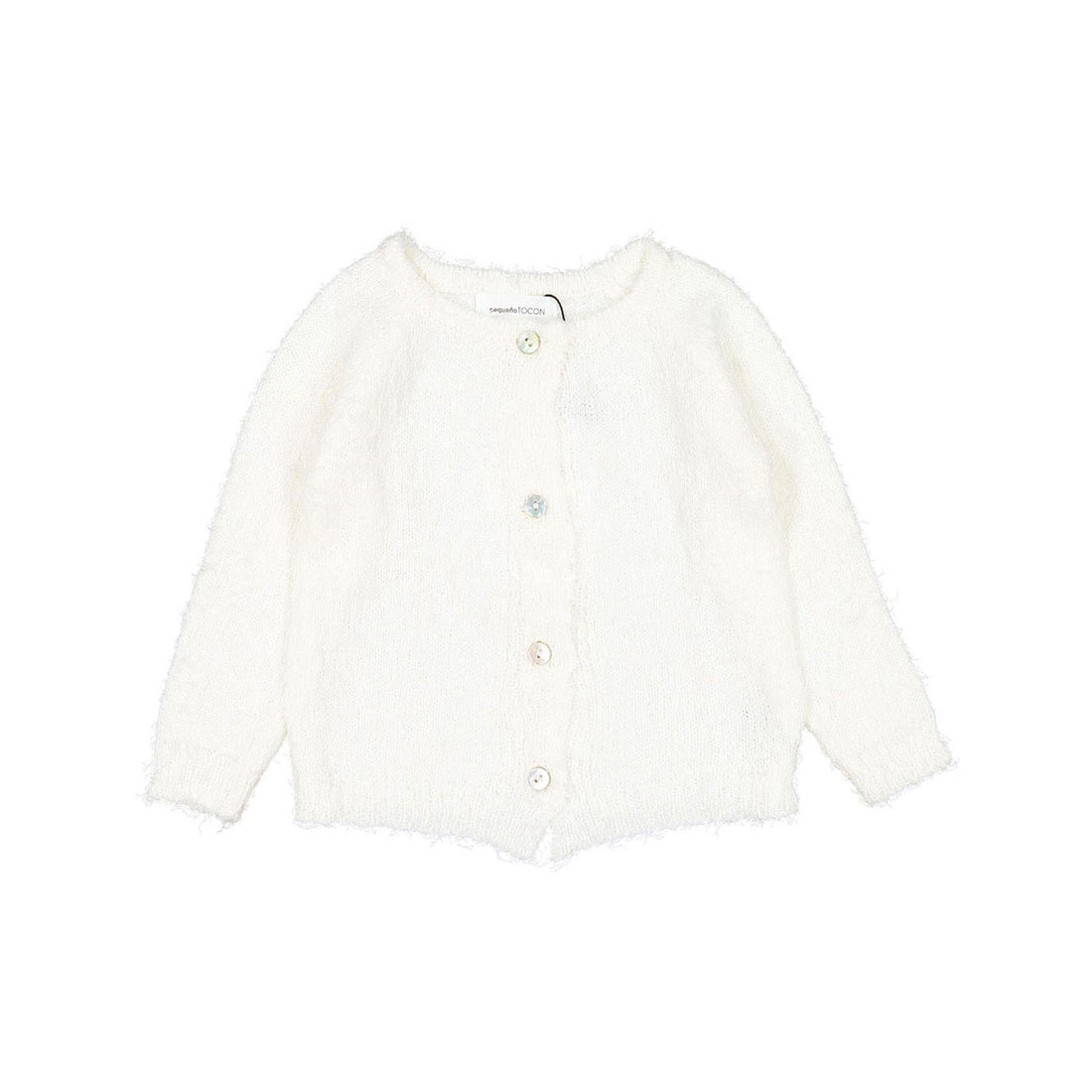 Pequeno TOCON Natural Baby Cardigan