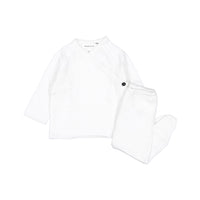 Pequeno TOCON White Baby Pants With Feet