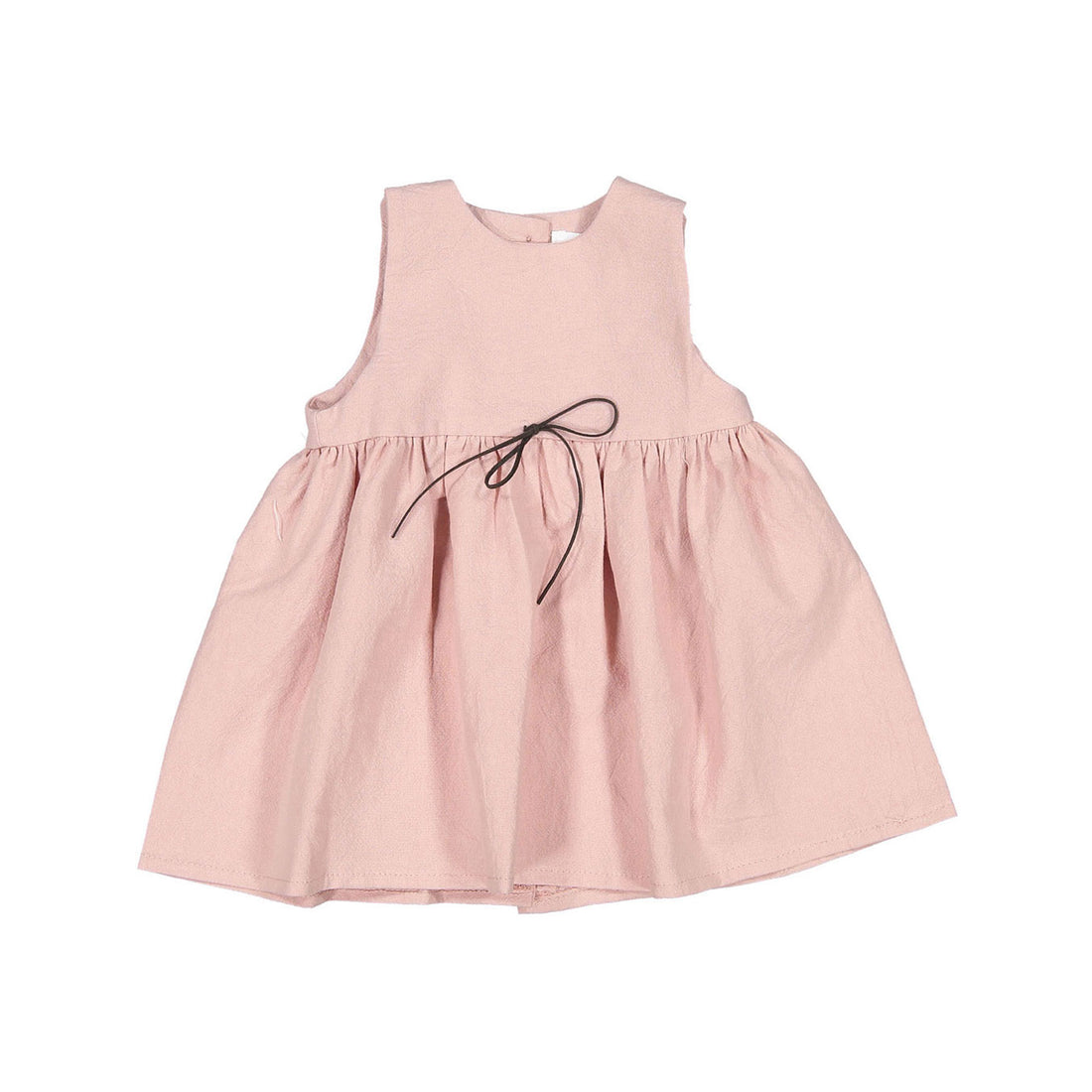 Pequeno TOCON Pink Plain Baby Tank Dress